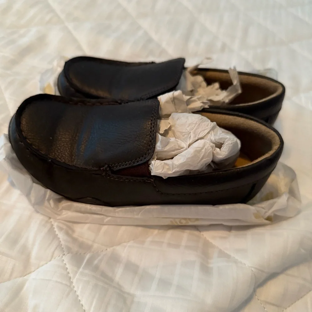 The Children's Place dark brown Kids Moccasins